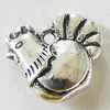 Pendant, Zinc Alloy Jewelry Findings, Lead-free, Animal 13x13mm, Sold by Bag