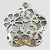 Pendant, Zinc Alloy Jewelry Findings, Lead-free, 32x35mm, Sold by Bag