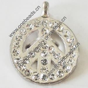 Zinc Alloy Pendant Settings, Lead-free, 15x19mm, Sold by Bag