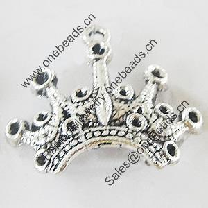 Pendant, Zinc Alloy Jewelry Findings, Lead-free, 24x21mm, Sold by Bag