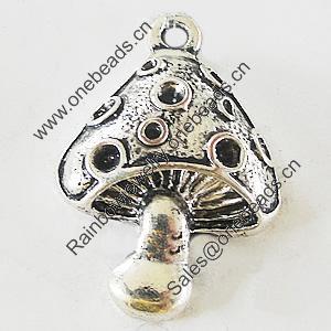 Pendant, Zinc Alloy Jewelry Findings, Lead-free, 18x26mm, Sold by Bag