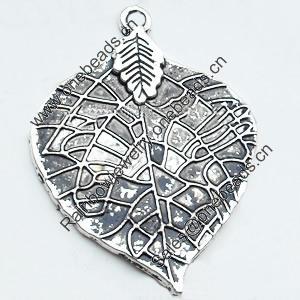 Pendant, Zinc Alloy Jewelry Findings, Lead-free, 34x46mm, Sold by Bag