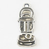 Pendant, Zinc Alloy Jewelry Findings, Lead-free, 10x24mm, Sold by Bag