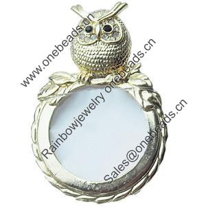 Pendant, Zinc Alloy Jewelry Findings, Lead-free, 34x54mm, Sold by Bag