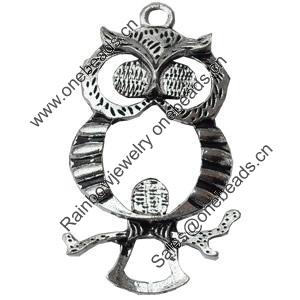 Pendant, Zinc Alloy Jewelry Findings, Lead-free, 26x50mm, Sold by Bag
