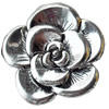 Pendant, Zinc Alloy Jewelry Findings, Lead-free, Flower, 65mm, Sold by Bag