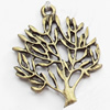 Pendant, Zinc Alloy Jewelry Findings, Lead-free, Tree, 24x30mm, Sold by Bag