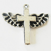 Pendant, Zinc Alloy Jewelry Findings, Lead-free, 34x30mm, Sold by Bag