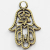 Pendant, Zinc Alloy Jewelry Findings, Lead-free, 15x24mm, Sold by Bag