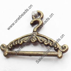 Pendant, Zinc Alloy Jewelry Findings, Lead-free, 24x17mm, Sold by Bag