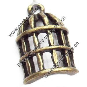 Pendant, Zinc Alloy Jewelry Findings, Lead-free, 10x16mm, Sold by Bag