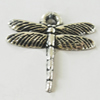 Pendant, Zinc Alloy Jewelry Findings, Lead-free, Dragonfly 17x16mm, Sold by Bag