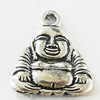 Pendant, Zinc Alloy Jewelry Findings, Lead-free, 23x27mm, Sold by Bag