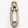Pendant, Zinc Alloy Jewelry Findings, Lead-free, 5x17mm, Sold by Bag