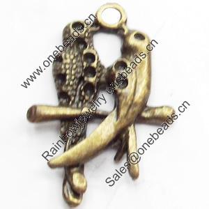 Pendant, Zinc Alloy Jewelry Findings, Lead-free, 16x24mm, Sold by Bag