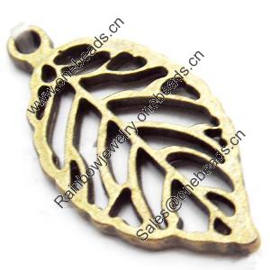 Pendant, Zinc Alloy Jewelry Findings, Lead-free, 15x27mm, Sold by Bag