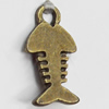 Pendant, Zinc Alloy Jewelry Findings, Lead-free, 8x14mm, Sold by Bag