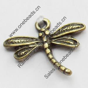 Pendant, Zinc Alloy Jewelry Findings, Lead-free, 18x15mm, Sold by Bag