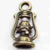 Pendant, Zinc Alloy Jewelry Findings, Lead-free, 10x20mm, Sold by Bag