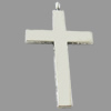 Pendant, Zinc Alloy Jewelry Findings, Lead-free, Cross 34x55mm, Sold by Bag