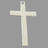 Pendant, Zinc Alloy Jewelry Findings, Lead-free, Cross 30x51mm, Sold by Bag