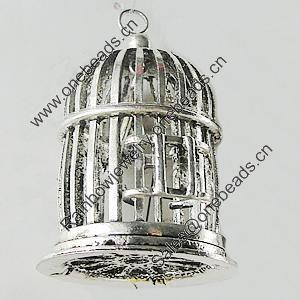Pendant, Zinc Alloy Jewelry Findings, Lead-free, 32x47mm, Sold by Bag
