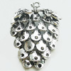 Pendant, Zinc Alloy Jewelry Findings, Lead-free, 44x64mm, Sold by Bag