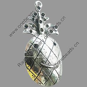 Pendant, Zinc Alloy Jewelry Findings, Lead-free, 33x77mm, Sold by Bag