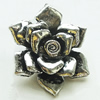Pendant, Zinc Alloy Jewelry Findings, Lead-free, Flower 30x33mm, Sold by Bag