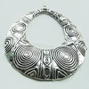 Pendant, Zinc Alloy Jewelry Findings, Lead-free, 52x60mm, Sold by Bag