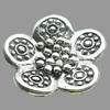 Pendant, Zinc Alloy Jewelry Findings, Lead-free, Flower 43mm, Sold by Bag