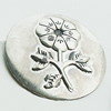 Iron Jewelry Finding Pendant Lead-free, 45mm, Sold by Bag