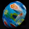 European Millefiori Glass Bead, faceted, Rondelle, 7x13mm, Hole:Approx 6mm, Sold by PC