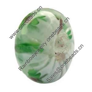 European Millefiori Glass Bead, Rondelle, 8x15mm, Hole:Approx 6mm, Sold by PC