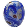European Millefiori Glass Bead, Rondelle, 9x16mm, Hole:Approx 6mm, Sold by PC