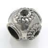Stainless Steel European Style Beads,  316 steel, no troll, Drum, 12x10mm, Hole:Approx 5mm, Sold by PC