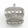 Stainless Steel European Style Beads,  316 steel, no troll, Tube, 11x10mm, Hole:Approx 2mm, Sold by PC