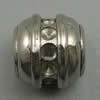 Stainless Steel European Style Beads,  316 steel, no troll, Drum, 11x10mm, Hole:Approx 5mm, Sold by PC