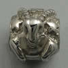 Stainless Steel European Style Beads,  316 steel, no troll, Animal, 11x10mm, Hole:Approx 5mm, Sold by PC