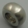 Stainless Steel European Style Beads,  316 steel, no troll, Rondelle, 10x5mm, Hole:Approx 5mm, Sold by PC