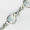 Zinc Alloy chain, Lead-free, Sold by Meter