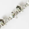 Handmade Zinc Alloy chain, Lead-free, Sold by Meter