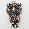 Pendant, Zinc Alloy Jewelry Findings, Lead-free,Animal 25x46x10mm, Sold by Bag 