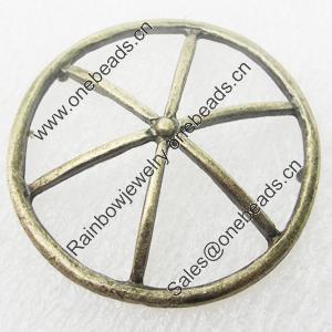 Connectors, Zinc Alloy Jewelry Findings, Lead-free, 36mm, Sold by Bag 