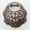 Pendant, Zinc Alloy Jewelry Findings, Lead-free, 26x30x7mm, Sold by Bag 