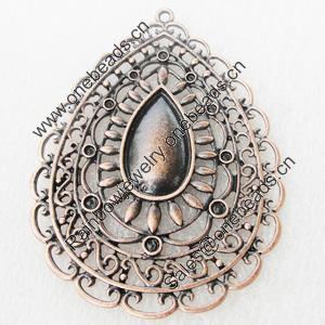 Pendant, Zinc Alloy Jewelry Findings, Lead-free, 49x62mm, Sold by Bag 