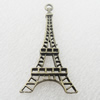 Pendant, Zinc Alloy Jewelry Findings, Lead-free, 43x23mm, Sold by Bag 