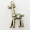 Pendant, Zinc Alloy Jewelry Findings, Lead-free,Animal 30x18mm, Sold by Bag 