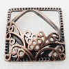 Zinc Alloy Cabochon Settings, Lead-free, 33x33mm, Sold by Bag 