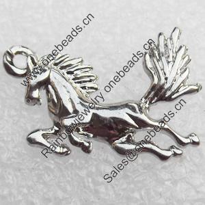 Zinc Alloy Charm/Pendants, Nickel-free & Lead-free, A Grade Animal 25x20mm, Sold by PC